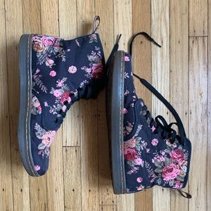 Floral doc martens